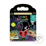Vyškrabávací blok Zvieratká 6 obrázkov