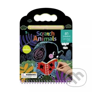 Vyškrabávací blok Zvieratká 6 obrázkov