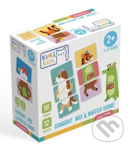 Giaaant Mix & Match Game Funny animals - hra z kategorie Společenské hry