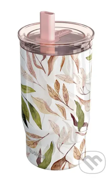 Nerezový termohrnček so slamkou Mist Falling Leaves 720 ml