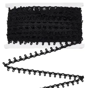 25 Yardss Polyester Elastic Button Looping Ribbons