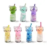 Transparent & Luminous Acrylic with Polymer Clay Pendants