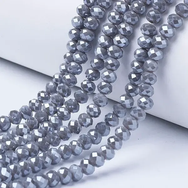 Electroplate Glass Beads Strands