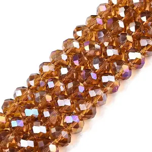 Electroplate Glass Beads Strands