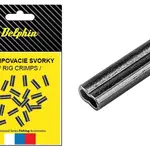 Delphin krimpovací svorky pro návazce 20 ks-velikost 0,8x1,7x8 mm