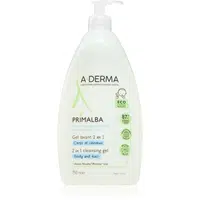 A-Derma Primalba Baby mycí gel na tělo a vlasy pro děti 750 ml