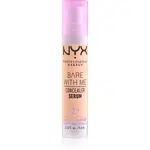 NYX Professional Makeup Bare With Me Concealer Serum hydratační korektor 2 v 1 odstín 2.5 Medium Vanilla 9,6 ml