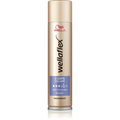 Wella Wellaflex 2 Days Volume lak na vlasy se silnou fixací pro objem 250 ml