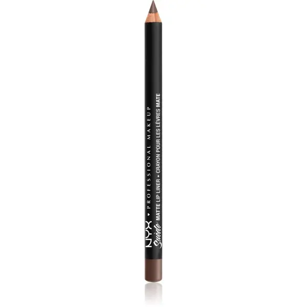 NYX Professional Makeup Suede Matte Lip Liner matná tužka na rty odstín 21 Brooklyn Thorn 1 g