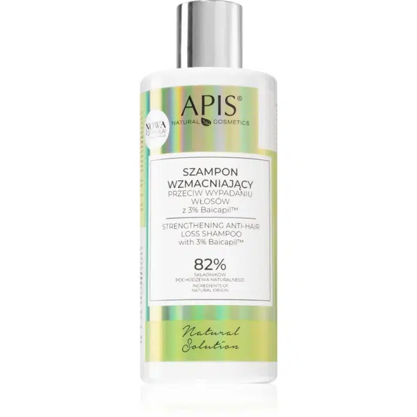 Apis Natural Cosmetics Natural Solution 3% Baicapil posilující šampon proti vypadávání vlasů 300 ml