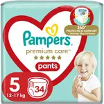 Pampers Premium Care Pants Size 5 jednorázové plenkové kalhotky 11-17 kg 34 ks