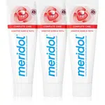Meridol Complete Care zubní pasta pro citlivé zuby 3x75 ml