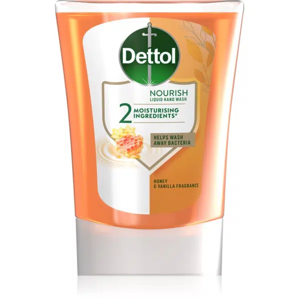 Dettol Soft on Skin Kids No-Touch Refill náplň do bezdotykového dávkovače mýdla Honey & Vanilla 250 ml