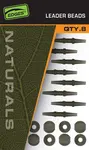 Fox montáž edges naturals leader bead kit 8 ks