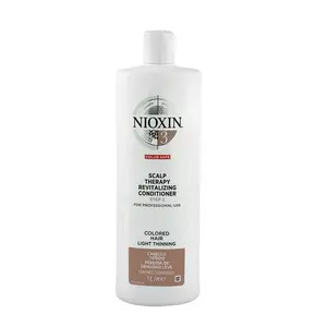 Nioxin Revitalizér pokožky pro jemné barvené mírně řídnoucí vlasy 3D System 3 Color Safe (Scalp Therapy Revitalizing Conditioner) 1000 ml