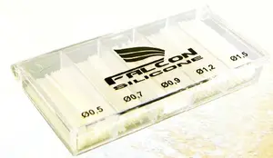 Falcon profi sada silikon bužírek - mix 5 velikostí ( 0,5/ 0,7/ 0,9/ 1,2/ 1,5mm )