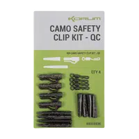 Korum závěsky camo safety clip kit qc 4 ks