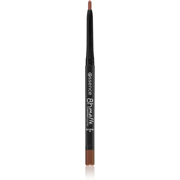 essence 8h Matte Comfort matná tužka na rty s ořezávátkem odstín 01 Cinnamon Spice 0,3 g