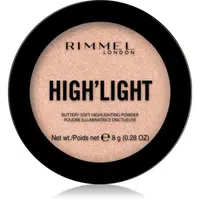 Rimmel High'light kompaktní pudrový rozjasňovač odstín 002 Candelit 8 g