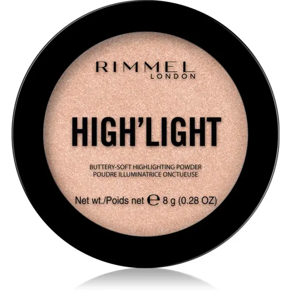 Rimmel High'light kompaktní pudrový rozjasňovač odstín 002 Candelit 8 g