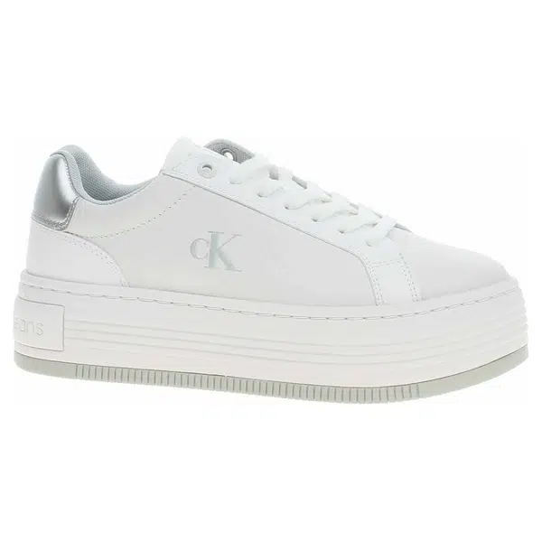 Dámská obuv Calvin Klein YW0YW01766 0LI Bright White-Silver 37