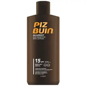 Piz Buin Mléko na opalování pro citlivou pokožku Allergy SPF 15 (Sun Sensitive Skin Lotion) 200 ml