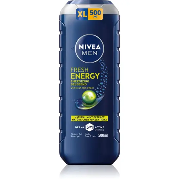 NIVEA MEN Fresh Energy sprchový gel pro muže 500 ml