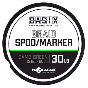 Korda splétaná šňůra basix spod/marker braid 200 m