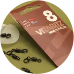 One more cast obratlík s kroužkem vitabitz ring swivels 8 ks velikost 8