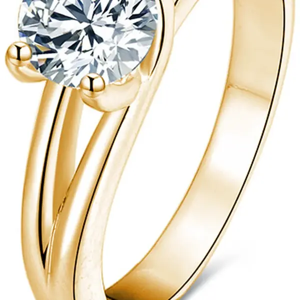 Beneto Stříbrný prsten s krystaly AGG199 58 mm