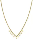 Rosefield Pozlacený ocelový náhrdelník s penízky Toccombo JTNMG-J444