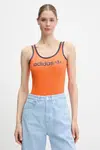 Body adidas Originals Graphic Body oranžová barva, JC7767