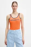 Body adidas Originals Graphic Body oranžová barva, JC7767