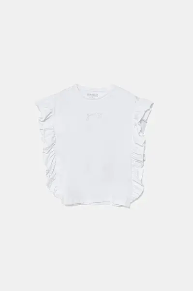 Dětské bavlněné tričko Guess bílá barva, J5GI22 KCNQ4