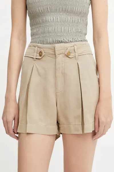 Šortky s příměsí lnu Guess SHAYE