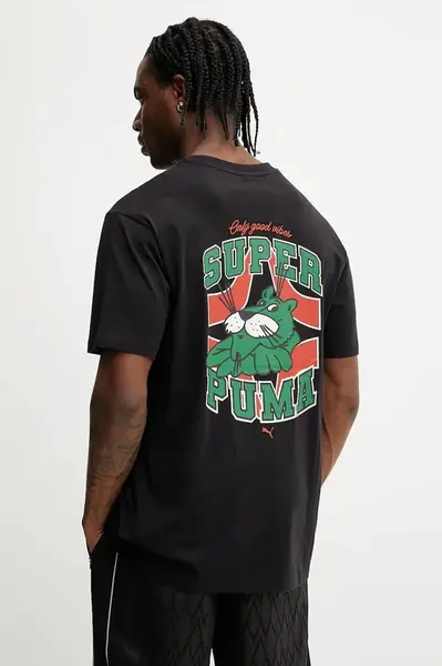 Bavlněné tričko Puma