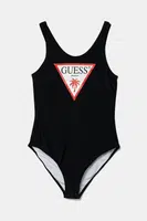 Jednodílné dětské plavky Guess černá barva, J5GZ48 KCA60