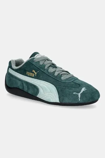 Semišové tenisky Puma Speedcat The NeverWorn V zelená barva, 401532