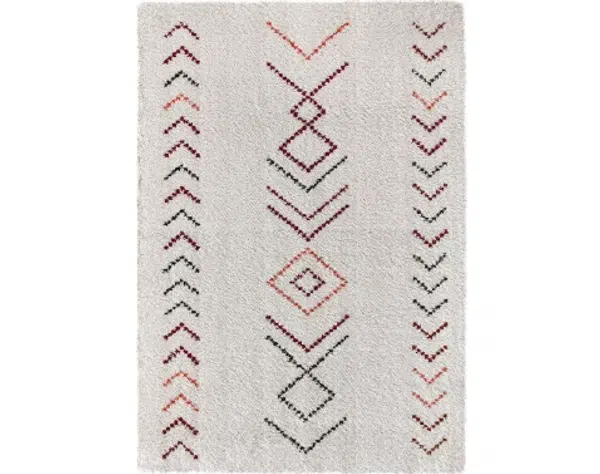Koberec Boho Indian 80x150 cm, bílý