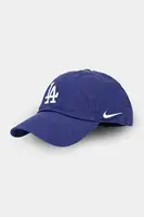 Bavlněná baseballová čepice Nike Los Angeles Dodgers modrá barva, s aplikací, NB01-4EU-LD-BEK