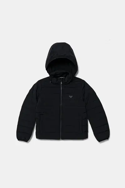 Dětská péřová bunda Emporio Armani tmavomodrá barva, EB000423 AF14935