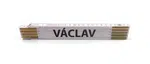 MAGG Skladací metr PATRIK, 2 m Jméno na metru: VÁCLAV