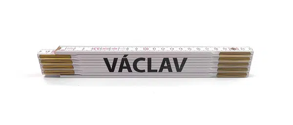 MAGG Skladací metr PATRIK, 2 m Jméno na metru: VÁCLAV