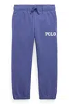 Kalhoty Polo Ralph Lauren tmavomodrá barva, 322977423001