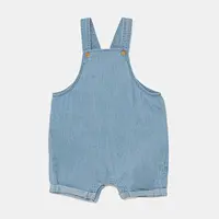 Dětské bavlněné lacláče United Colors of Benetton modrá barva, 4DHJAT01G