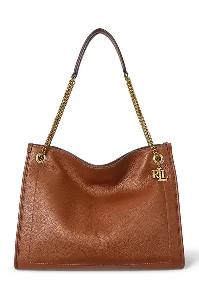 Kožená kabelka Lauren Ralph Lauren