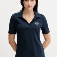 Polo tričko Tommy Hilfiger dámské, tmavomodrá barva, WW0WW45807