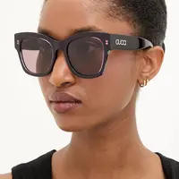 Sluneční brýle Gucci dámské, černá barva, GG1789S