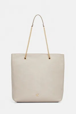 Kabelka Calvin Klein béžová barva, LV04F3204G