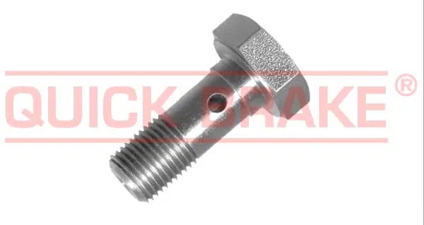 QUICK BRAKE Šroub dutý, upevňovací M10x1, délka 32,3 mm,  tzv. banjo šroub, na brzdy